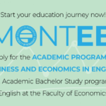 Apply to the FIRST ACADEMIC BACHELOR STUDY PROGRAM IN ENGLISH AT THE FACULTY OF ECONOMICS IN PODGORICA!